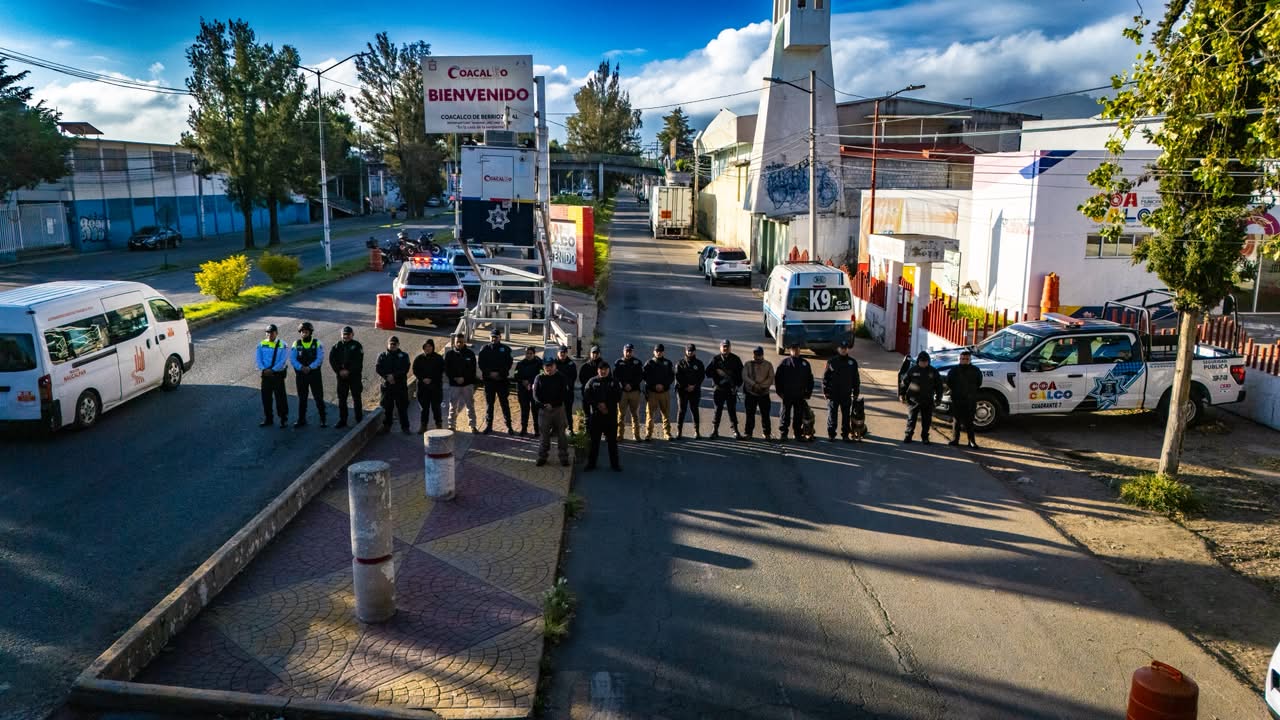 COACALCO BLINDA SUS LÍMITES CON OPERATIVO PREVENTIVO