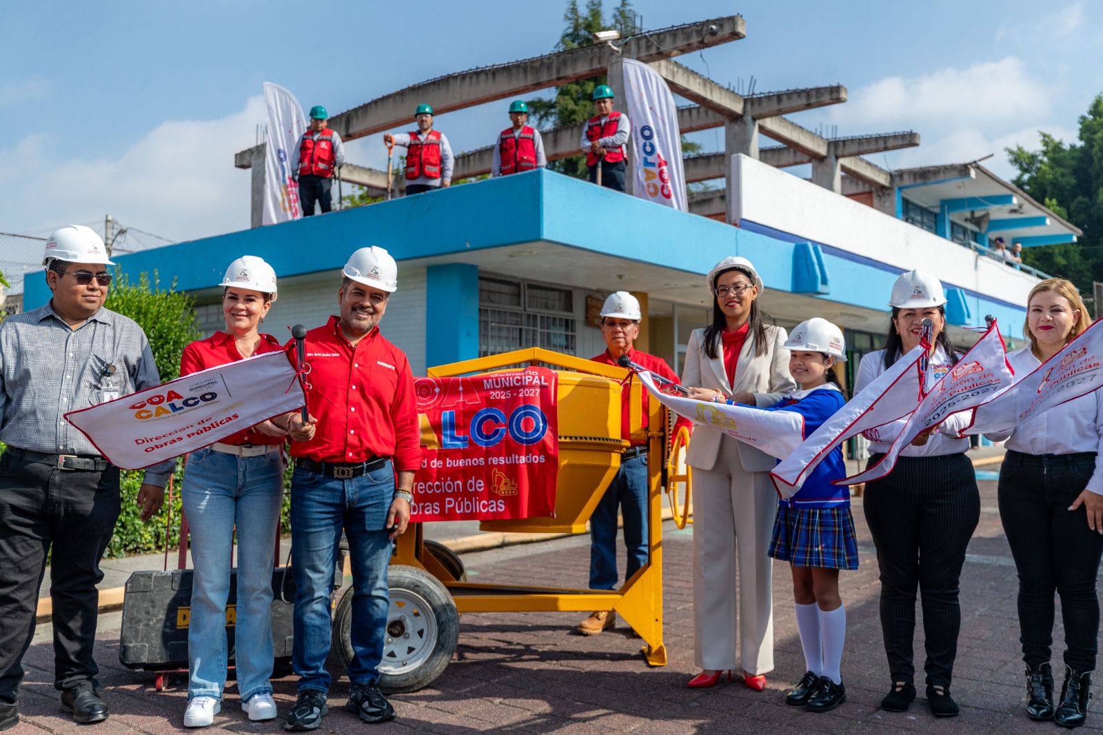 INICIA DAVID SÁNCHEZ CONSTRUCCIÓN DE AULA DE USOS MÚLTIPLES EN PRIMARIA XOCHIPILLI
