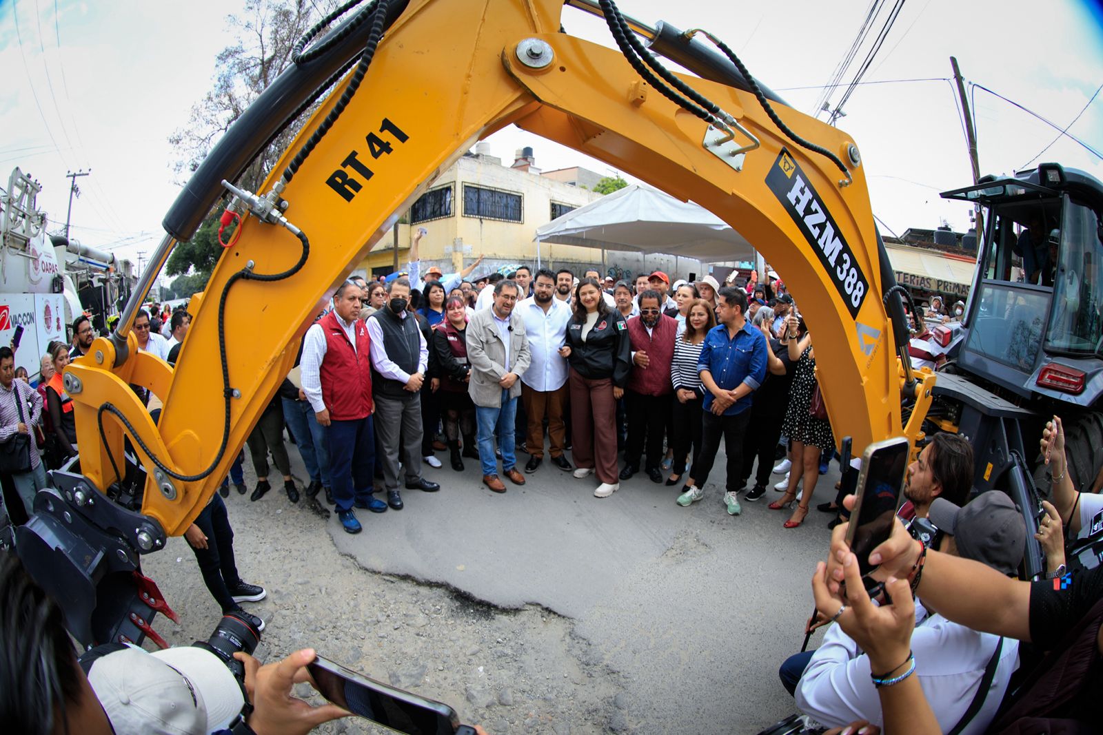 NAUCALPAN Y AZCAPOTZALCO INICIAN LA REHABILITACIÓN INTEGRAL DE LA CALZADA DE LA NARANJA
