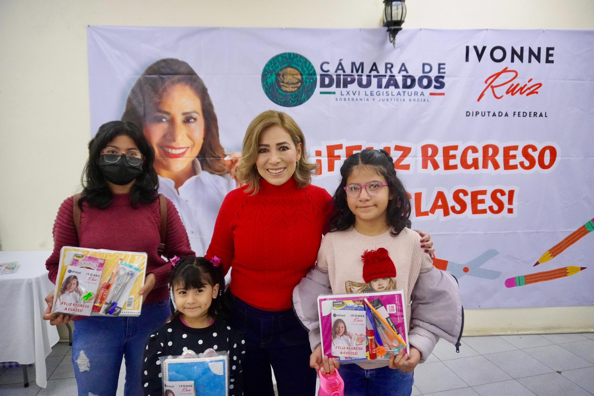DIPUTADA IVONNE RUIZ CONCLUYE ENTREGA DE KITS ESCOLARES EN COACALCO