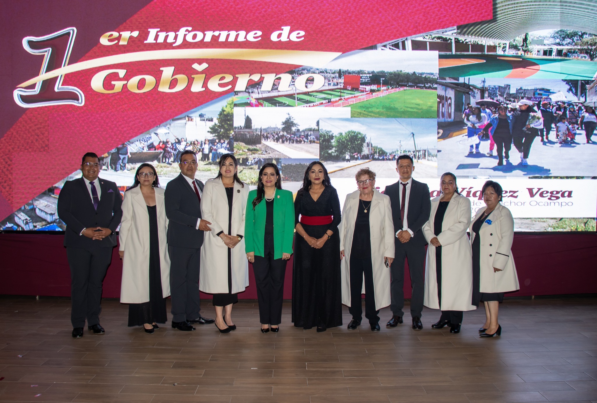 PRESENTA VICTORIA VÍQUEZ SU PRIMER INFORME DE GOBIERNO EN MELCHOR OCAMPO