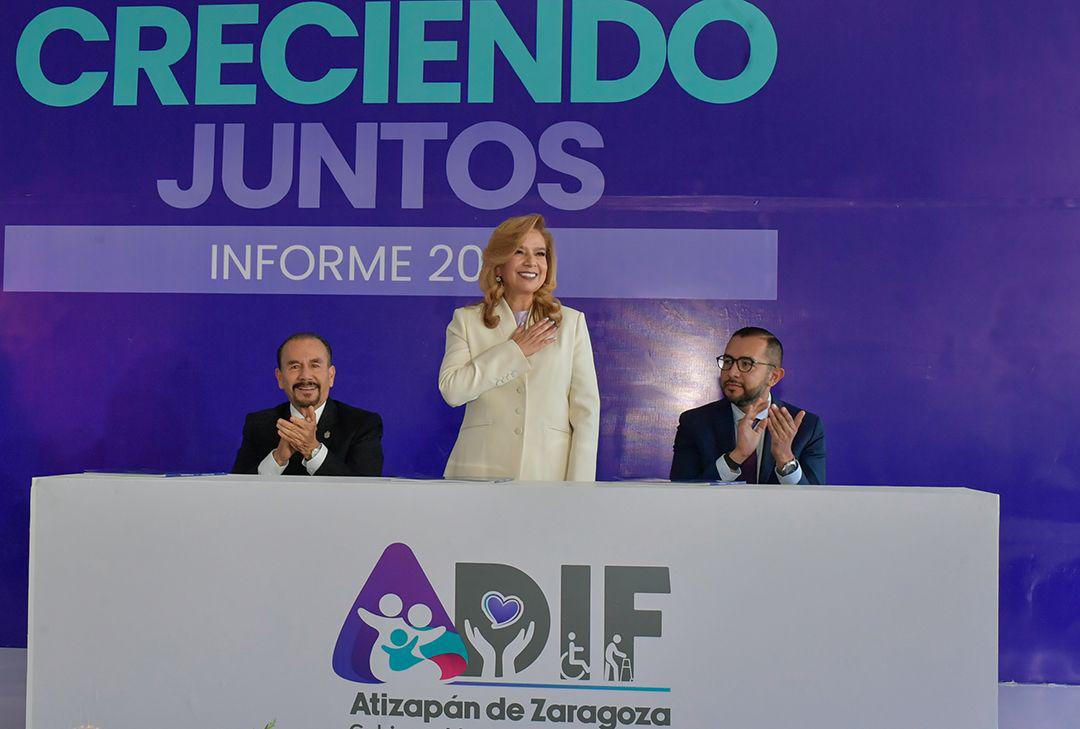 HOY ATIZAPÁN ES MÁS DIGNO, MÁS HUMANO Y MÁS FUERTE: PATY ARÉVALO